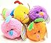 Multipack of 6 items: Assorted Fuzzy Friends 12.5 Inch Cuddle Caterpillars