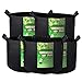 VIVOSUN 5-Pack 25 Gallon Plant Grow Bags, Premium Series 300G Thichkened Non-Woven Aeration Fabric Pots w/Handles - Reinforced Weight Capacity & Extremely Durable (Black) primary
