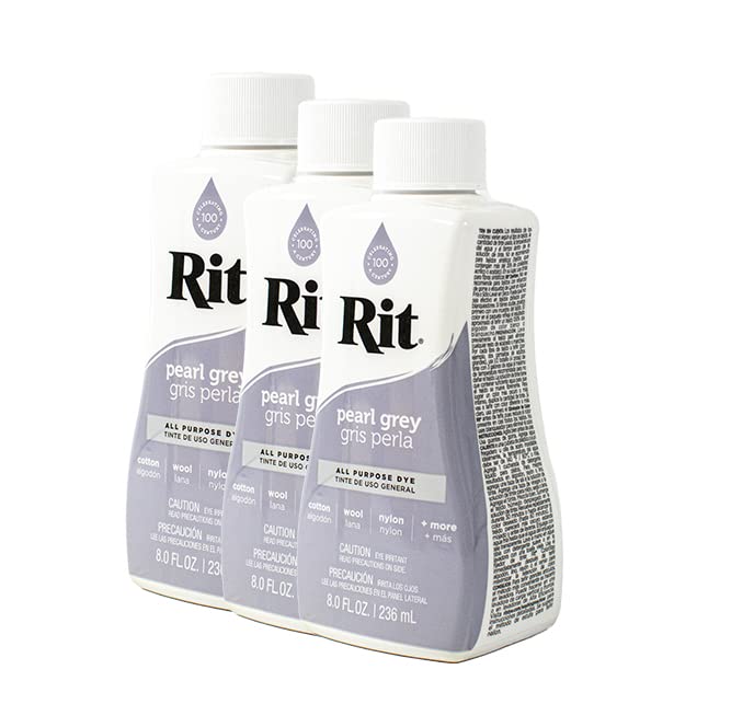 Rit Dye Liquid 236ml Pearl Grey Pack of 12