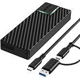 MOKiN M.2 NVMe Enclosure, 20Gbps M.2 Enclosure Adapter, SSD Drive Reader to USB 3.2 Gen 2x2 for Size 2242/2260/2280, Support M/B+M Key SSD, Aluminum Case Plug & Play