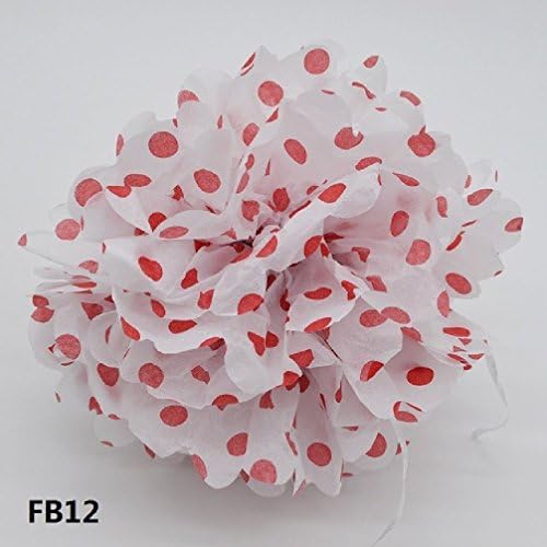 5Pcs 10Cm Tissue Paper Pom Pom Decorative Paper Flower Ball Dot For Home Wedding Party Car Baby Shower Birthday Decor