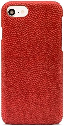 mcmadley Natural Leather Football Phone Case for iPhone 7 / iPhone 8 / SE, Ultra Thin, Slim Matte Finish, Protective Grip, Light Weight, Made with Real Pro Football Leather