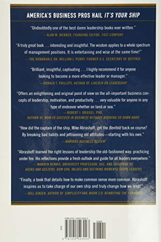 It's Your Ship: Management Techniques from the Best Damn Ship in the Navy, 10th Anniversary Edition - Image 3