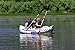 Sea Eagle 4 Part Easy Pack Kayak Paddle (7'10 inch) with Asymmetrical Fiberglass Reinforced Nylon Blades Boats (1)