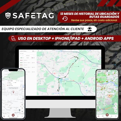 SafeTag Volt 4G LTE GPS Tracker Real Time Vehicle Tracking Device - Van, Motorcycle, Caravan, Motorhome, Tractor, Coach, Bike and Car Tracker - 12-24V