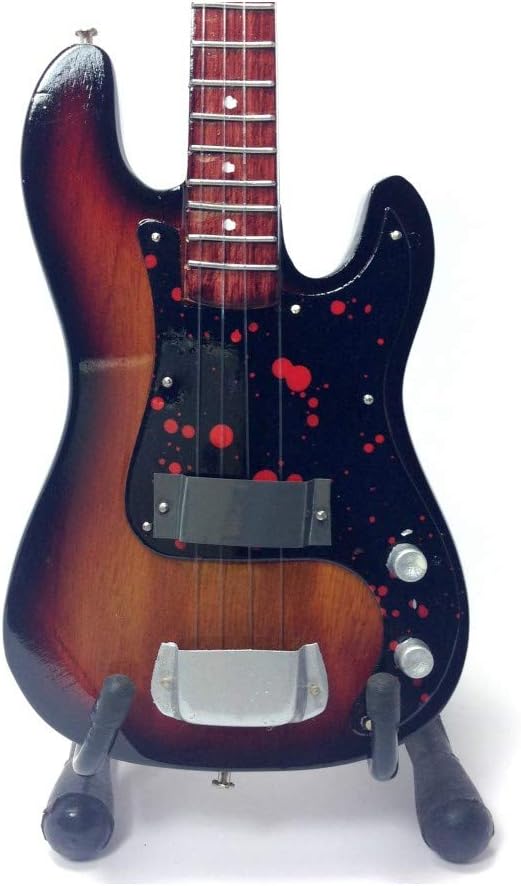 Shoponica Wooden Miniature Guitar Replica - Marijuana by Bob Marley 'The Wailers'