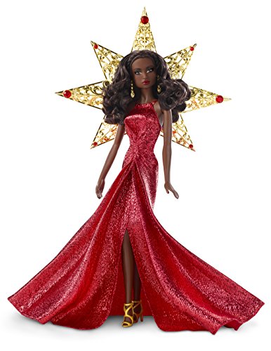Barbie 2017 Holiday Nikki Black Hair with Red Dress Doll