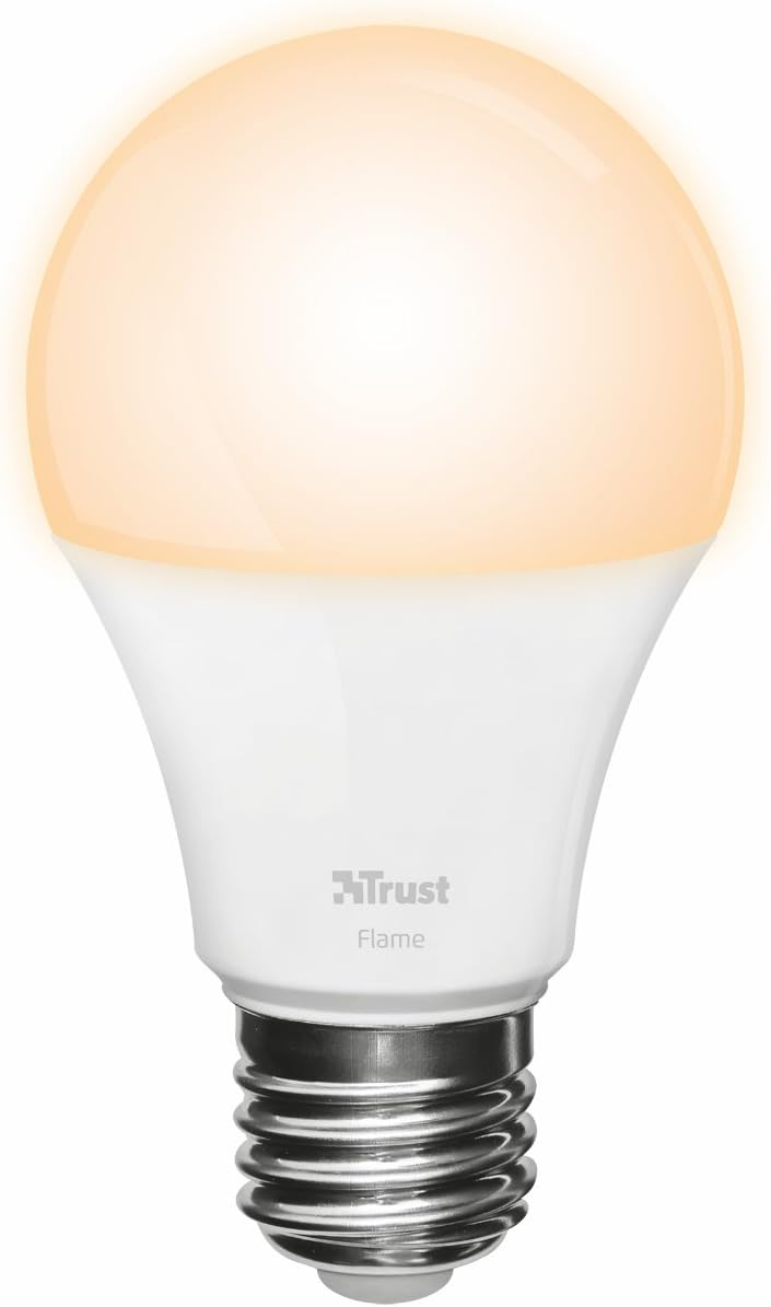 Trust Smart Ampoule connecté Lumière flamme E27 9W LED á