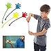 Dazzling Toys 36 Sticky Hands Multicolored Stretchable Vinyl Sticky Hands and Feet Toy Holiday Birthday Party Favor Stocking Stuffer Fun Wacky Kids Prizes