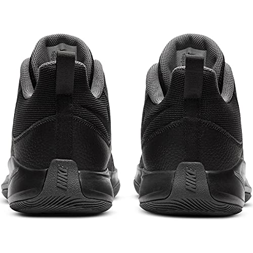 Nike Men's Fly by Mid NBK Basketball Sneakers, Black Gray