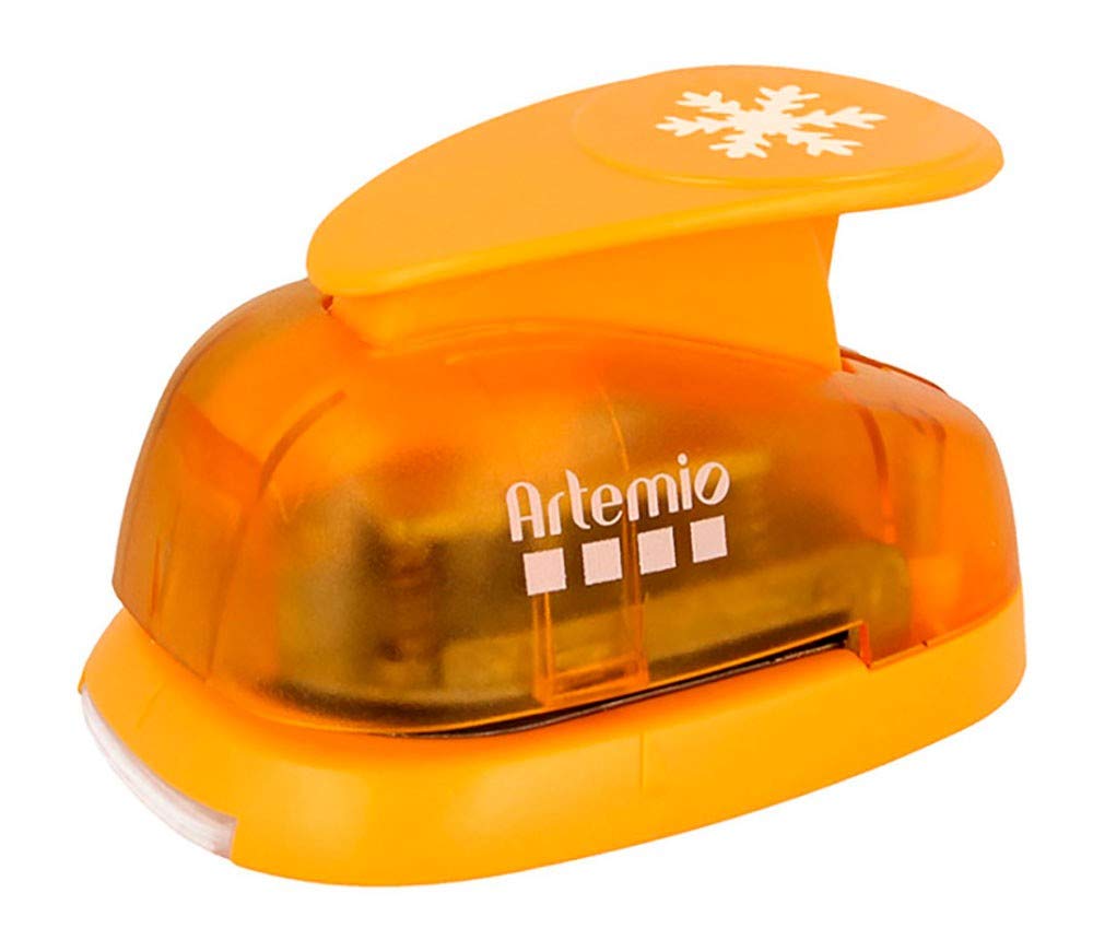 Atermio Lever Punch 3.5 cm Snowflake n°3, Orange, VIHCP910