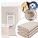 BetyBedy Cheesecloth, Grade 50 (5.5 Yards/49.5 Sq. Feet) Unbleached Cotton Fabric with 50 Feet Cooking Twine, Washable and Reusable Strainer for Cheesemaking, Food Filter/ Strainer, Nut Milk Bag