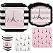 Big Dot of Happiness Paris, Ooh La La - Paris Themed Baby Shower or Birthday Party Tableware Plates, Cups, Napkins - Bundle for 16