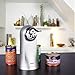 Electric Can Opener with Bottle Opener Pop Top Opener Knife Sharpener, Extra-Tall for All Standard Size, Smooth Edge Can Opener, Chrome Coating