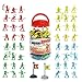Liberty Imports Cowboys and Indians Big Bucket of Toy Soldiers Army Men Figurines (140 Pcs)