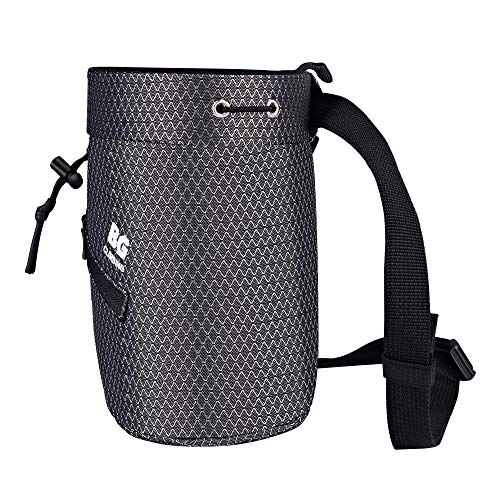 BG Climbing Chalk Bag with Zippered Pocket and Elasticated Waistband Designed for Climbing, Bouldering or Big Wall