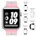 Compatible Apple Watch Band 38mm/ 40mm, Alritz Silicone Sport Strap Replacement for Apple Watch Series 4/Series 3/Series 2/Series 1/Nike+