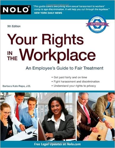Your Rights In The Workplace Barbara Kate Repa J D 9781413312102 Amazon Com Books