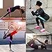 Fabric Resistance Loop Exercise Band Set Non Rolling Thick Cloth Booty Hip Circle Belt to Tone Legs, Butt, Glutes and Thighs Workout Gym Bands for Yoga, Pilates, Muscle Training with Carrying Bag