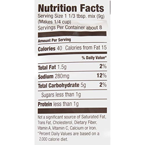 McCormick Country Gravy Mix, Sausage Flavor, 2.64 oz(Pack of 5