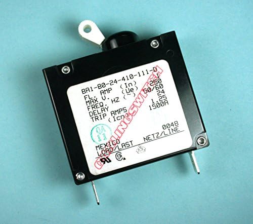 Carling Switch Circuit Breaker 1A 250v, SPST, BA1-B0-24-410-111-D Hy-Mag