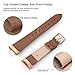 SWEES Leather Bands Compatible for Fitbit Charge 4, Charge 3 & Charge 3 SE Fitness Tracker, Genuine Leather Band Strap Wristband Replacement for Women Men Small Large, Black, Rose Gold, Beige, Brown