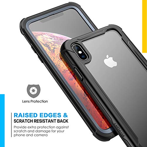 iPhone Xs Max Case FITFORT Full Body Rugged Case with Builtin Touch