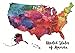 BeLoved Scratch Off Map of The USA. Travel Map New Design. Modern Wall Decor!!! Track Your Adventures. USA Poster. Your Country Your Trips! Best Gift IDEA for Everyone!