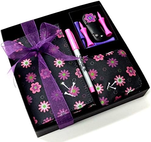 'Honfleur' Flower-patterned Golfing Gift Set