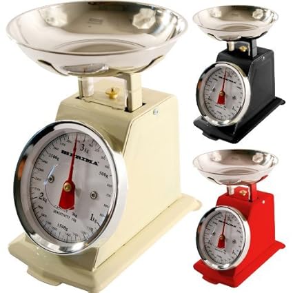 New 3kg Traditional Weighing Kitchen Scale Bowl Retro Scales