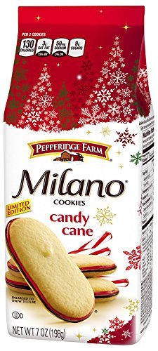 Pepperidge Farm Cookies Milano Candy Cane Limited Edition,7OZ