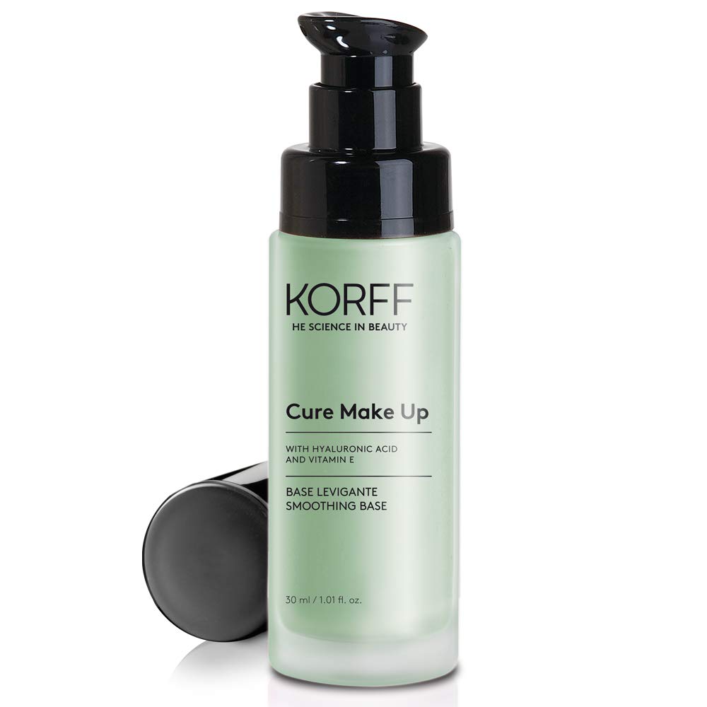 Korff Cure Make Up - Base Levigante Effetto Anti-Rossore Colore N.03 Vert, 30ml