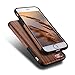for iPhone 6 Plus Case iPhone 6S Plus Case,L-FADNUT Premuim Handmade Wooden Hybrid Back Flexible TPU Silicone Ultra Slim Back Case,Shock Absorbing Bumper Protective Case Cover-Black Rose Wood