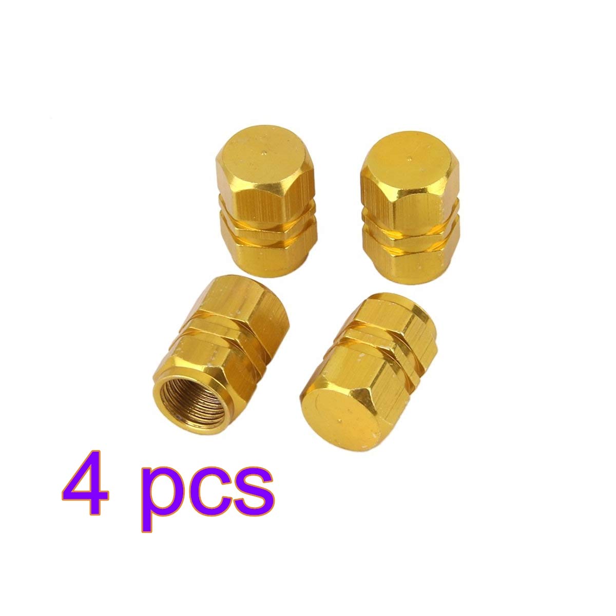 Set 4 Tappi Valvole Pneumatici In Alluminio Antipolvere Con Emblema OZ – Impermeabili, Rosso, Per Auto