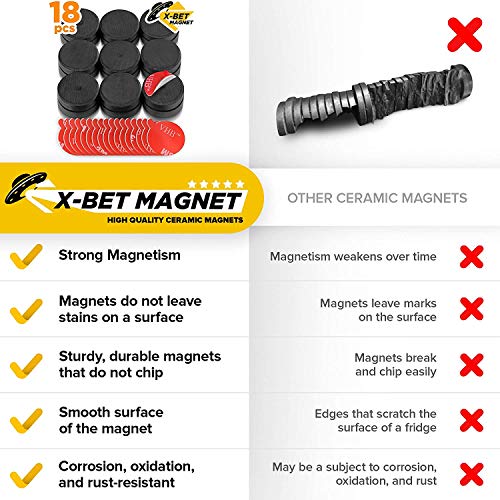 5 Ceramic+Magnets+Adhesive+Backing+Ferrite