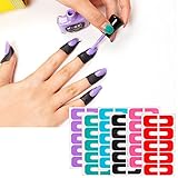 Hosaire Nail Polish Protector 6 Sheets Mix-Color Easy Fast Disposable Peel Off Tapes Cuticle Guard Skin Barrier Protector