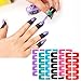 Hosaire Nail Polish Protector 6 Sheets Mix-Color Easy Fast Disposable Peel Off Tapes Cuticle Guard Skin Barrier Protector