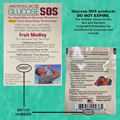 Glucose SOS Glucose Powder for Low Blood Sugar FastAbsorption