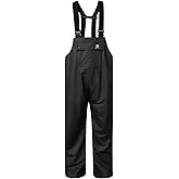 RainRider Workwear Bib Rain Pants for Men Women Heavy Duty Trousers Waterproof Work Pants Fishing Overalls