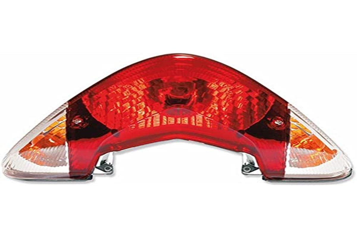 Vicma rear light lens red/white for MBK Mach G LC, Yamaha Jog 50 RR