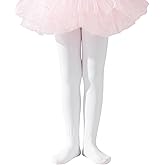 Mini angel Girls Fleece Lined Tights Winter Thick Thermal Leggings Footed Dance Tights Age 5-11, 1/2 Pairs