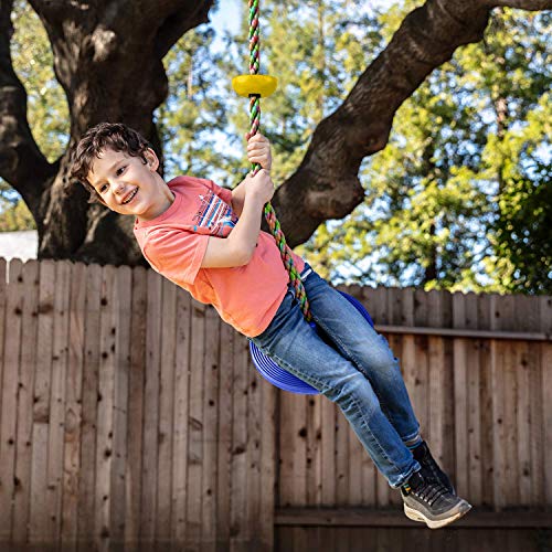 Kids Swing Pack LED Disc Climbing Rope Tree Swing With Platforms