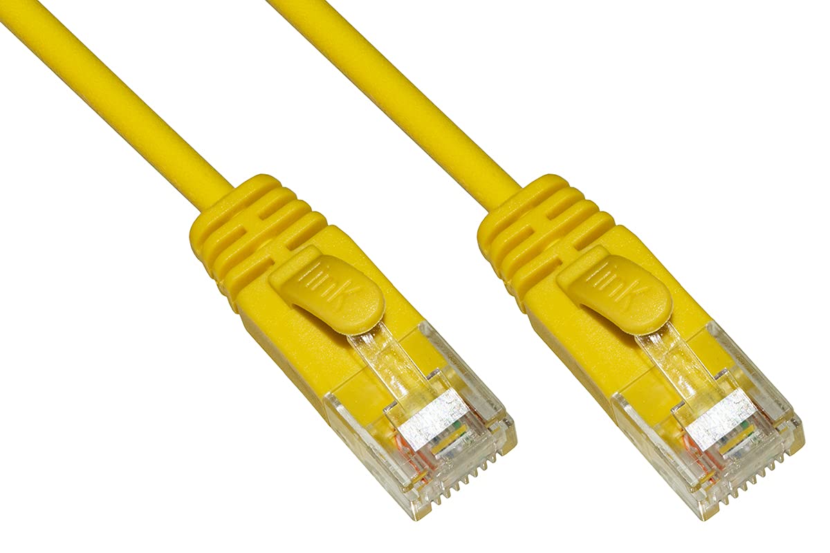 LINK LK6U075YS Network Cable Category 6 Unshielded UTP Colour Yellow HALOGENFREE MT 7.5 SLIM