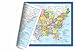 United States USA Map Small Poster Size 11.5 x 17.5 inches, 2-Sided Sealed Lamination, 2-Sided Color Print (1 USA Map)