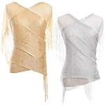 2-Pack Wedding Scarf Shawl for Women Glitter Shawl and Wrap for Evening Dresses 2-Pack Wedding Scarf Shawl for Women Glitter Shawl and Wrap for Evening Dresses