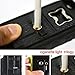 iPhone SE Case, ZVE Multifunctional Cigarette Lighter Cover for iPhone 5 / 5s Built-in Cigarette Lighter, Bottle Opener, Camera Stable Tripod Case - Black