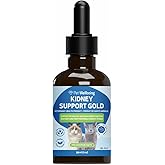 Pet Wellbeing Kidney Support Gold for Cats - Supports Healthy Kidney Function, Fluid Balance, Energy Levels, Rehmannia, Dong 