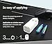 KENTLI Lithium Li-ion Rechargeable 4 AAA Batteries with 4 ports USB Portable and Li Charger, 1.5V 1100 mWh