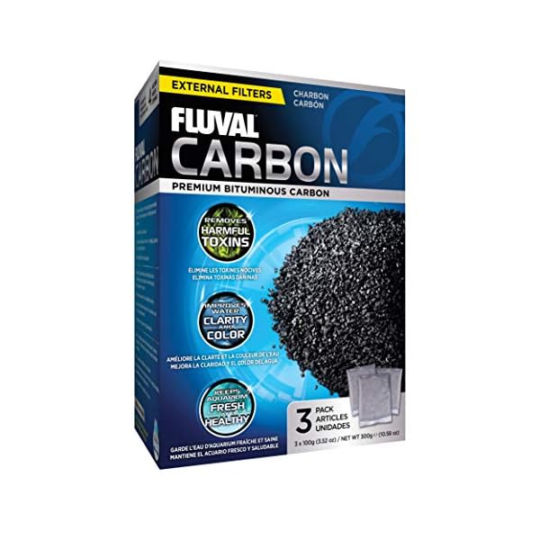 Fluval-Activated-Carbon-3-x-100g-Sachets Fluval Activated Carbon 3 x 100g Sachets