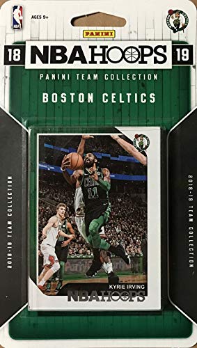 Boston Celtics 2018 2019 Hoops Basketball Factory Sealed 9 Card Team Set with Kyrie Irving, Gordon Hayward and Jayson Tatum Plus